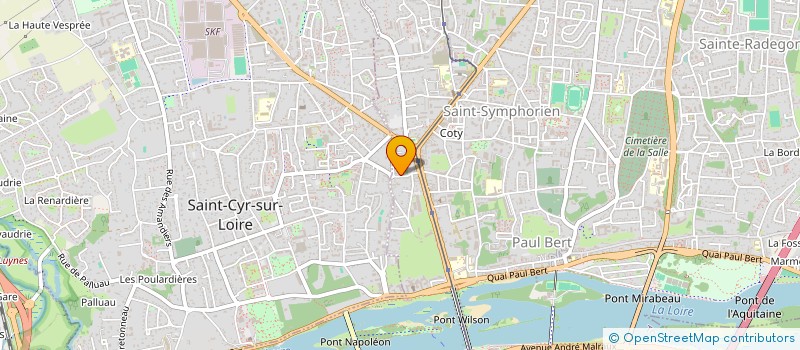 localisation de l'entreprise MADAME JANINE CARLSON  CHOUZE-SUR-LOIRE