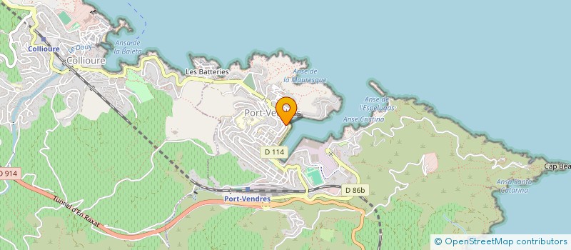 localisation de l'entreprise MADAME JANINE CASSAGNAU à PORT-VENDRES