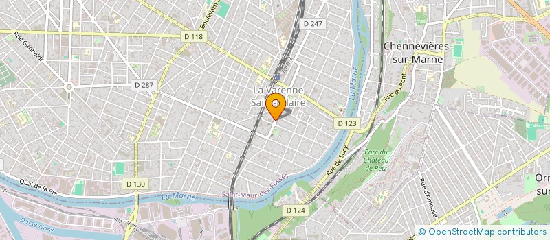 localisation de l'entreprise MADAME JANINE CHATEAU  SAINT-MAUR-DES-FOSSES