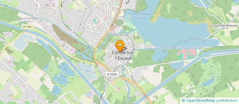 localisation de l'entreprise MADAME JANINE COPETTI  CONDE-SUR-L'ESCAUT