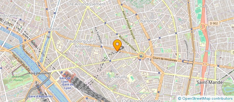 localisation de l'entreprise MADAME JANINE CORNET  PARIS 12