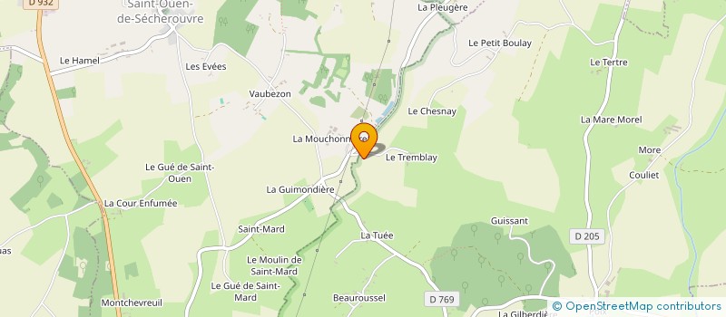 localisation de l'entreprise MADAME JANINE COTTIN à SAINTE-CERONNE-LES-MORTAGNE
