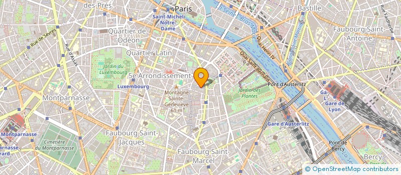 localisation de l'entreprise MADAME JANINE CREUSILLET  PARIS