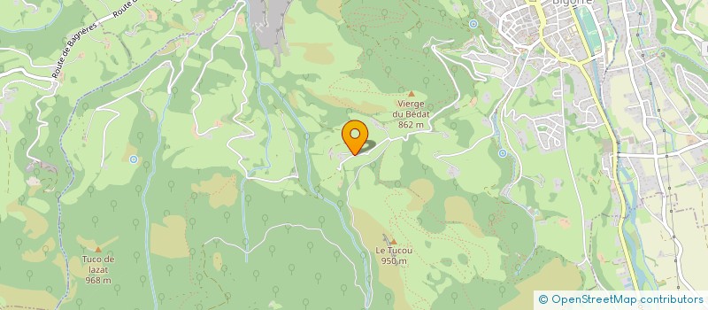 localisation de l'entreprise MADAME JANINE CROS  BAGNERES-DE-BIGORRE