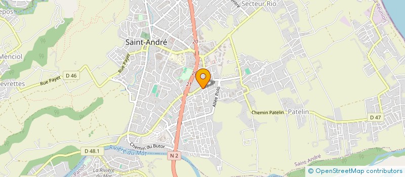 localisation de l'entreprise MADAME JANINE DAUPIARD à SAINT-ANDRE