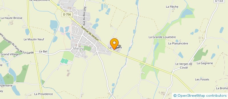 localisation de l'entreprise MADAME JANINE DEFOIS  CHEMILLE-EN-ANJOU