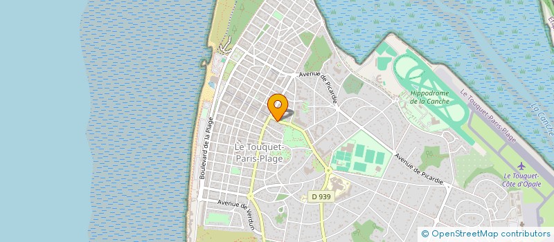 localisation de l'entreprise MADAME JANINE DELSART à LE TOUQUET-PARIS-PLAGE