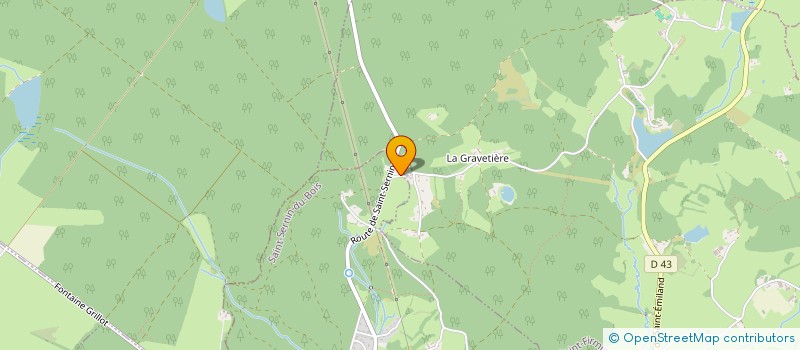 localisation de l'entreprise MADAME JANINE DEROCHE  SAINT-SERNIN-DU-BOIS