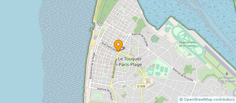 localisation de l'entreprise MADAME JANINE DEROLEZ à LE TOUQUET-PARIS-PLAGE