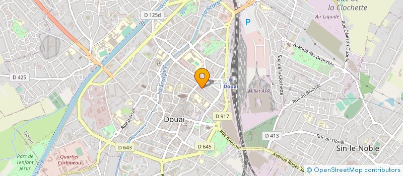 localisation de l'entreprise MADAME JANINE DEVRED à DOUAI