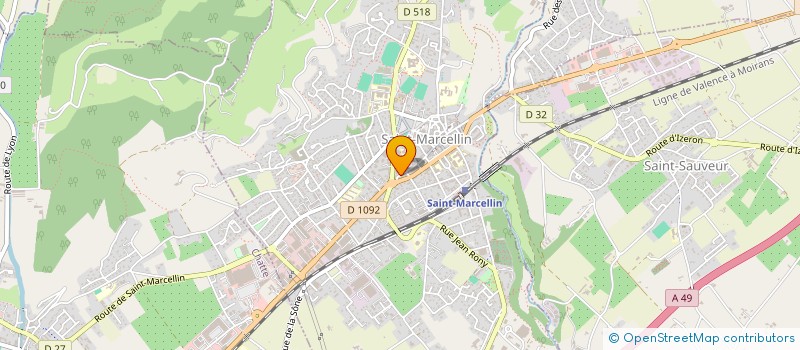 localisation de l'entreprise MADAME JANINE DONGU  SAINT-MARCELLIN