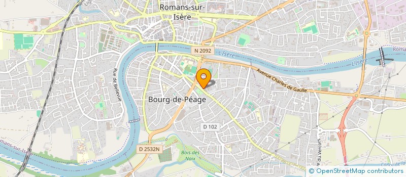 localisation de l'entreprise MADAME JANINE DUBOIS  LE GRAND-SERRE