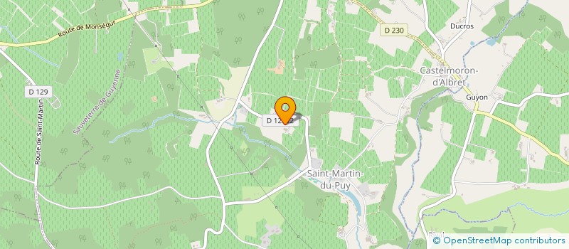 localisation de l'entreprise MADAME JANINE DUFONT à SAINT-MARTIN-DU-PUY