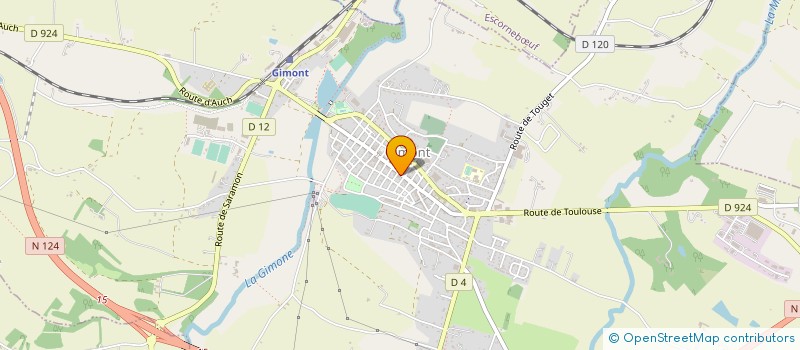 localisation de l'entreprise MADAME JANINE ESPI  GIMONT