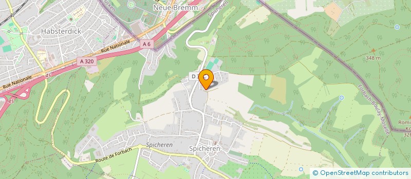 localisation de l'entreprise MADAME JANINE FALLER  SPICHEREN