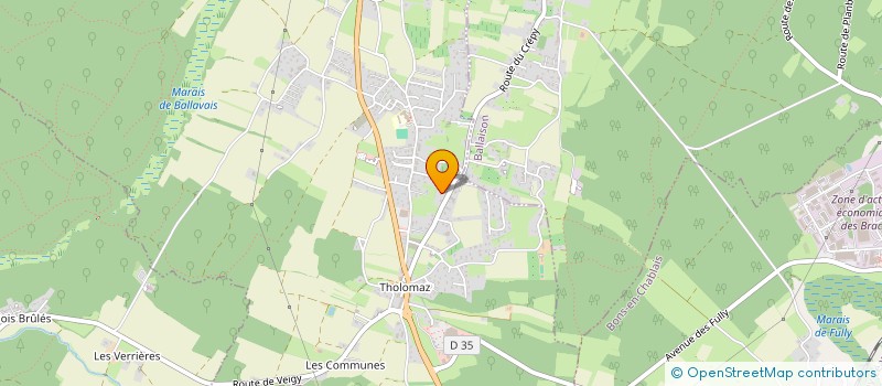 localisation de l'entreprise MADAME JANINE FICHARD  BALLAISON