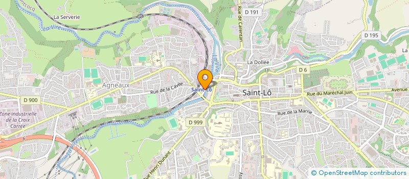 localisation de l'entreprise MADAME JANINE FOUCHER  SAINT-LO