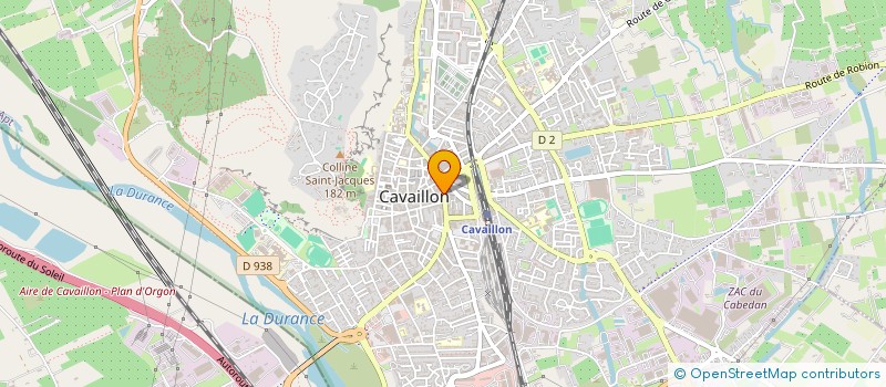 localisation de l'entreprise MADAME JANINE FREGIERE  CAVAILLON