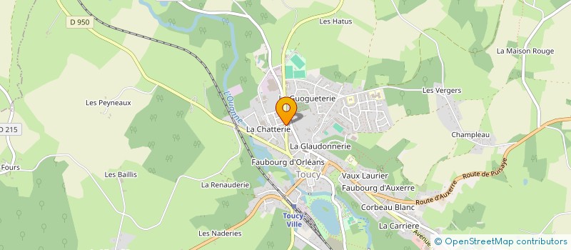 localisation de l'entreprise MADAME JANINE FROTTIER  FONTAINES