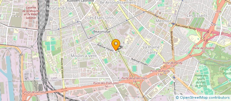 localisation de l'entreprise MADAME JANINE GAM  LYON