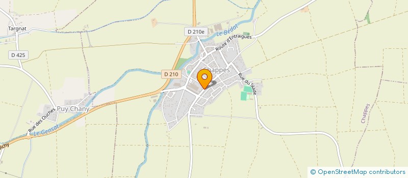 localisation de l'entreprise MADAME JANINE GAUTHIER à CHAPPES