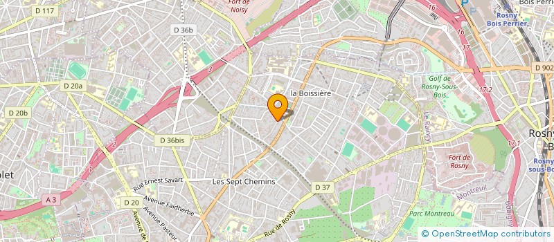 localisation de l'entreprise MADAME JANINE GAYDAMOUR à MONTREUIL