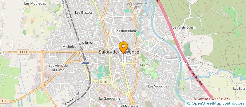 localisation de l'entreprise MADAME JANINE GAZZANO  SALON-DE-PROVENCE