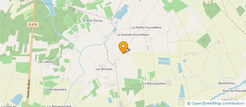 localisation de l'entreprise MADAME JANINE GIBAULT  MEHERS