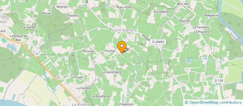 localisation de l'entreprise MADAME JANINE GOMME  SAINT-AIGNAN