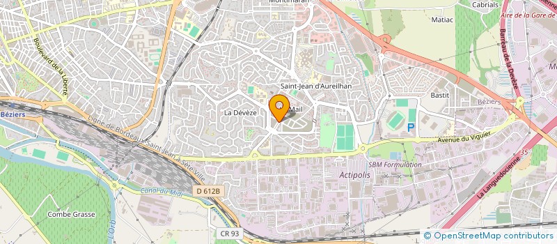 localisation de l'entreprise MADAME JANINE GORRETA à BEZIERS