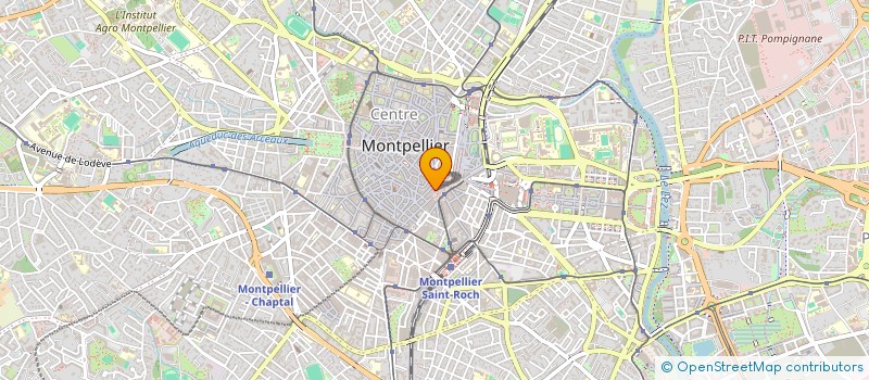 localisation de l'entreprise MADAME JANINE GRANDON à MONTPELLIER