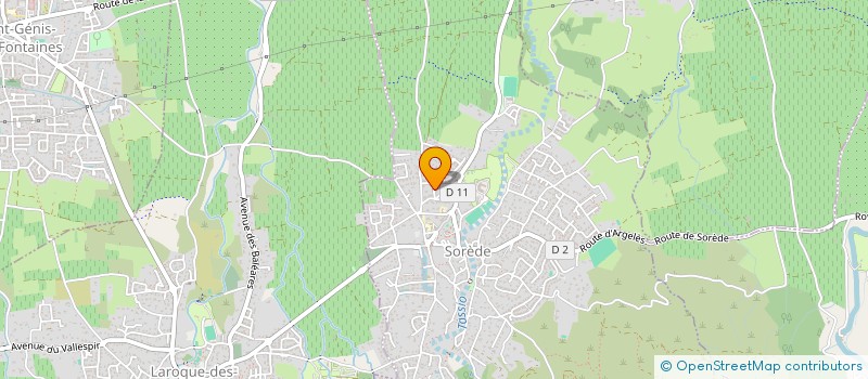 localisation de l'entreprise MADAME JANINE GREGOIRE  SOREDE