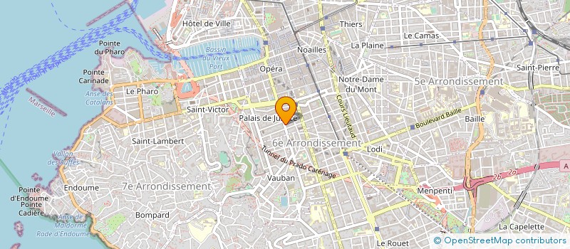 localisation de l'entreprise MADAME JANINE GRIMALDI à MARSEILLE