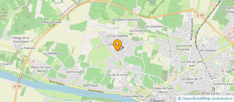 localisation de l'entreprise MADAME JANINE GUERY  LIGRE