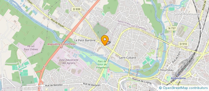 localisation de l'entreprise MADAME JANINE GUYTON à ANGOULEME