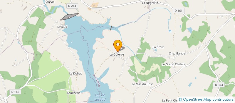 localisation de l'entreprise MADAME JANINE HOWE à PRESSIGNAC