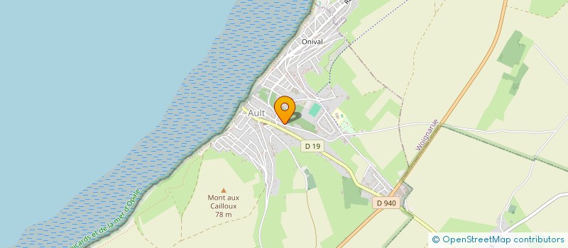 localisation de l'entreprise MADAME JANINE HURON  AULT