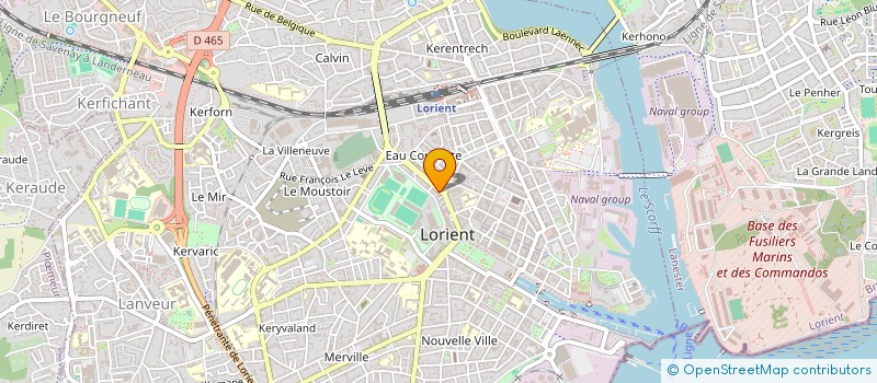 localisation de l'entreprise MADAME JANINE ISABEL à LORIENT