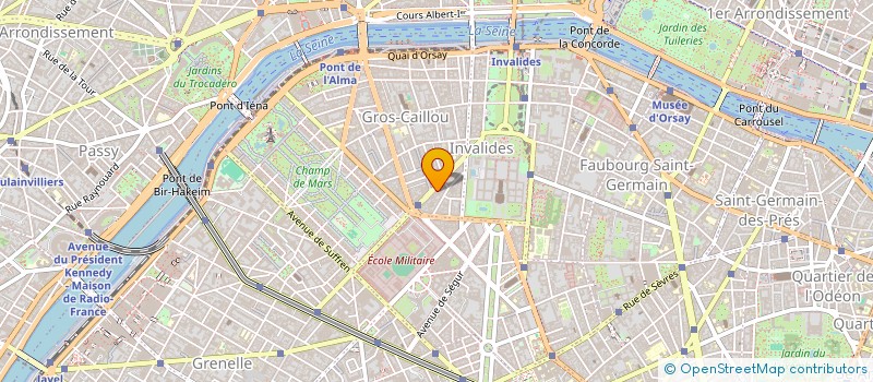 localisation de l'entreprise MADAME JANINE JANINE ALLCARD  PARIS