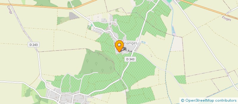 localisation de l'entreprise MADAME JANINE JOUDART  FEREBRIANGES