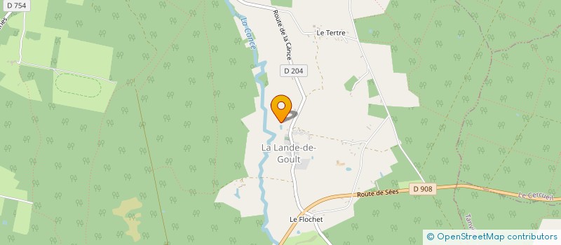 localisation de l'entreprise MADAME JANINE JOURDAN à LE MENIL SCELLEUR