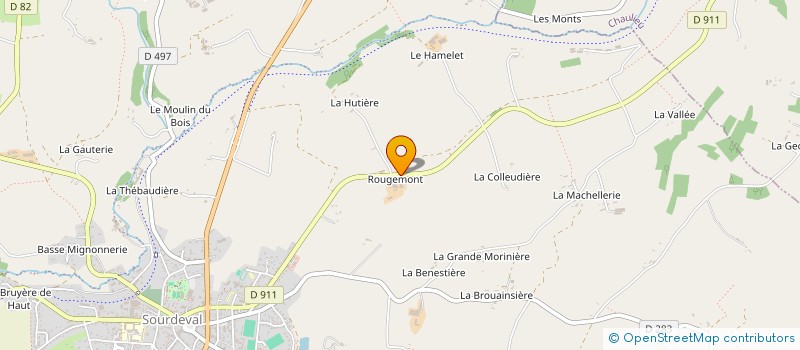 localisation de l'entreprise MADAME JANINE JUHEL à SOURDEVAL