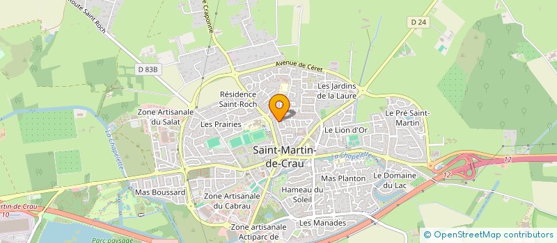 localisation de l'entreprise MADAME JANINE JULLIAN à SAINT-MARTIN-DE-CRAU