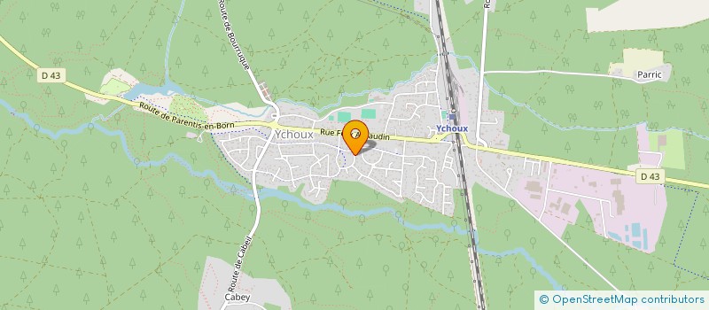 localisation de l'entreprise MADAME JANINE KERLEGUER  YCHOUX