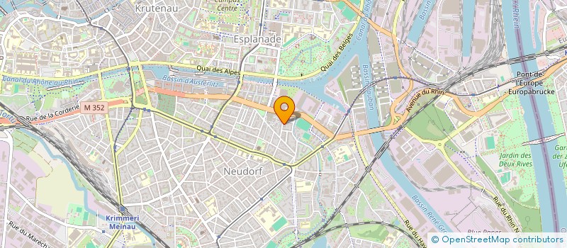 localisation de l'entreprise MADAME JANINE KORDEC  STRASBOURG