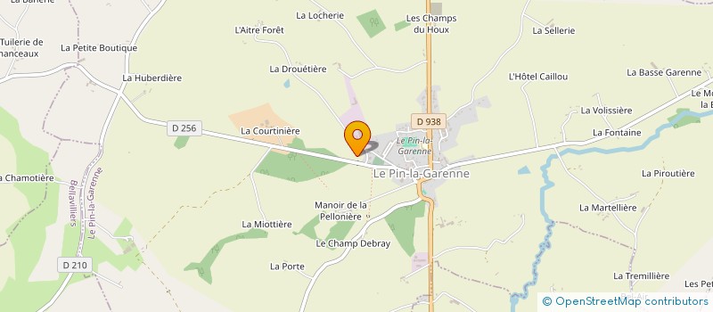 localisation de l'entreprise MADAME JANINE LALANDE LOUVEAU à SAINT-LANGIS-LES-MORTAGNE