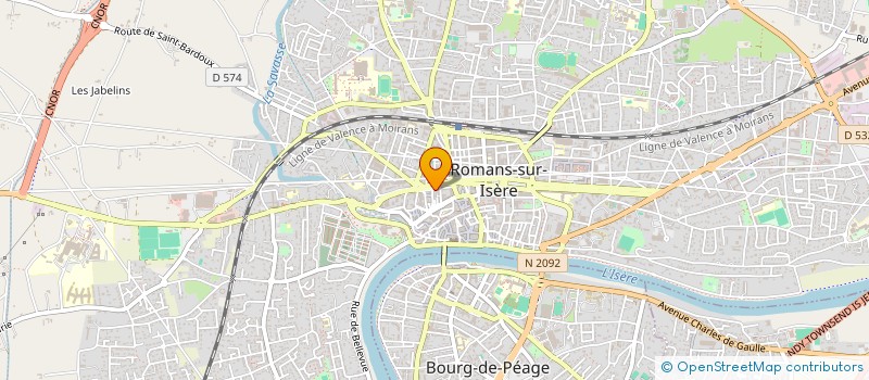 localisation de l'entreprise MADAME JANINE LE GUILLOU  ROMANS-SUR-ISERE