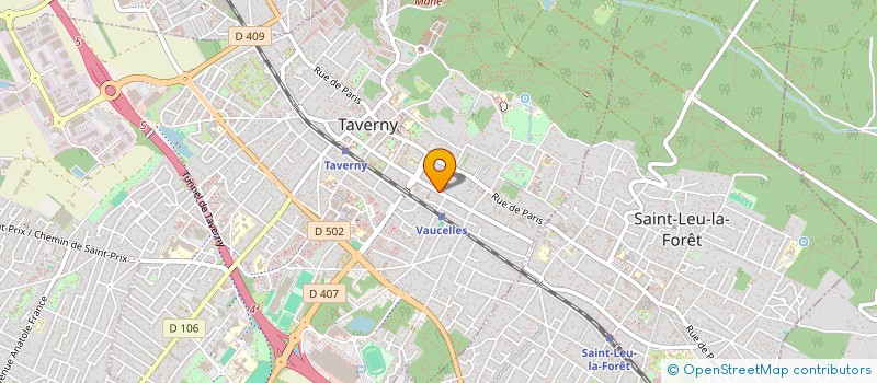 localisation de l'entreprise MADAME JANINE LEGUAY  TAVERNY