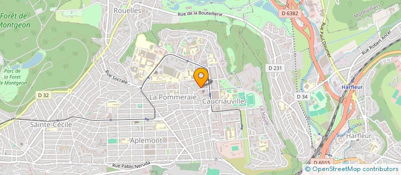 localisation de l'entreprise MADAME JANINE LEMARCHAND  LE HAVRE