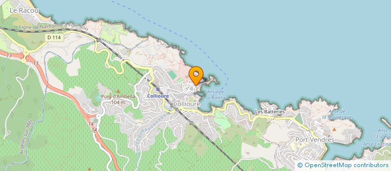 localisation de l'entreprise MADAME JANINE LEPREST CONTE  COLLIOURE